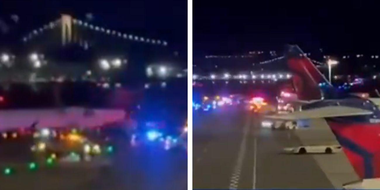 Two planes collide on LaGuardia tarmac as gov shutdown strains air traffic controllers