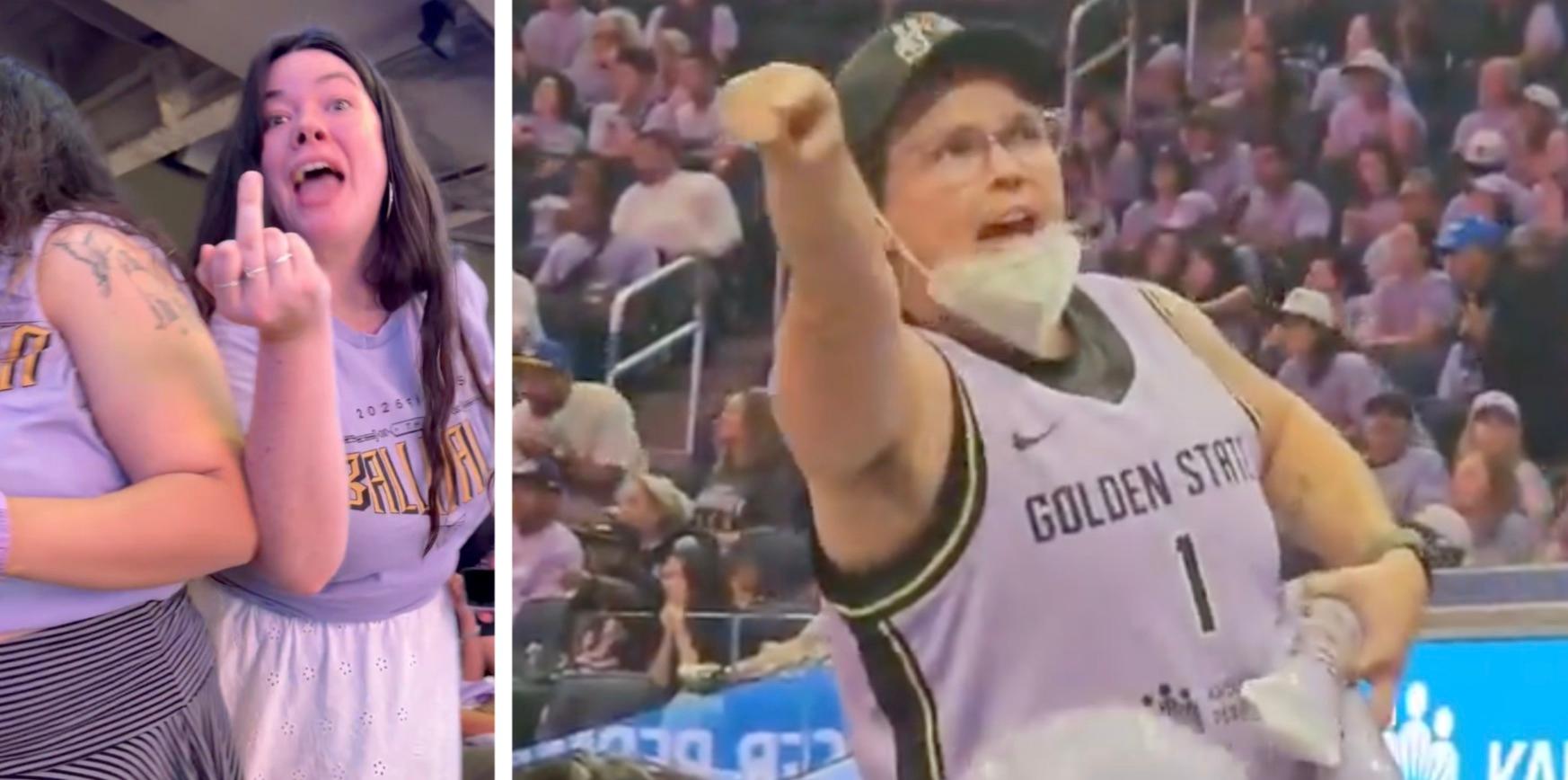 Golden State fans tell women wearing XX-XY shirts to 'f*cking kill yourself' at WNBA game