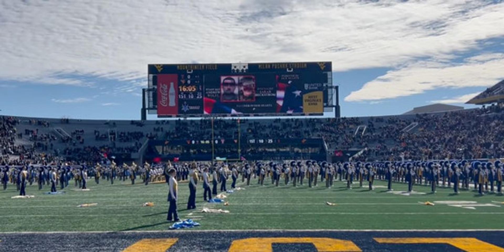 WVU football game holds moment of silence for National Guard members shot in DC