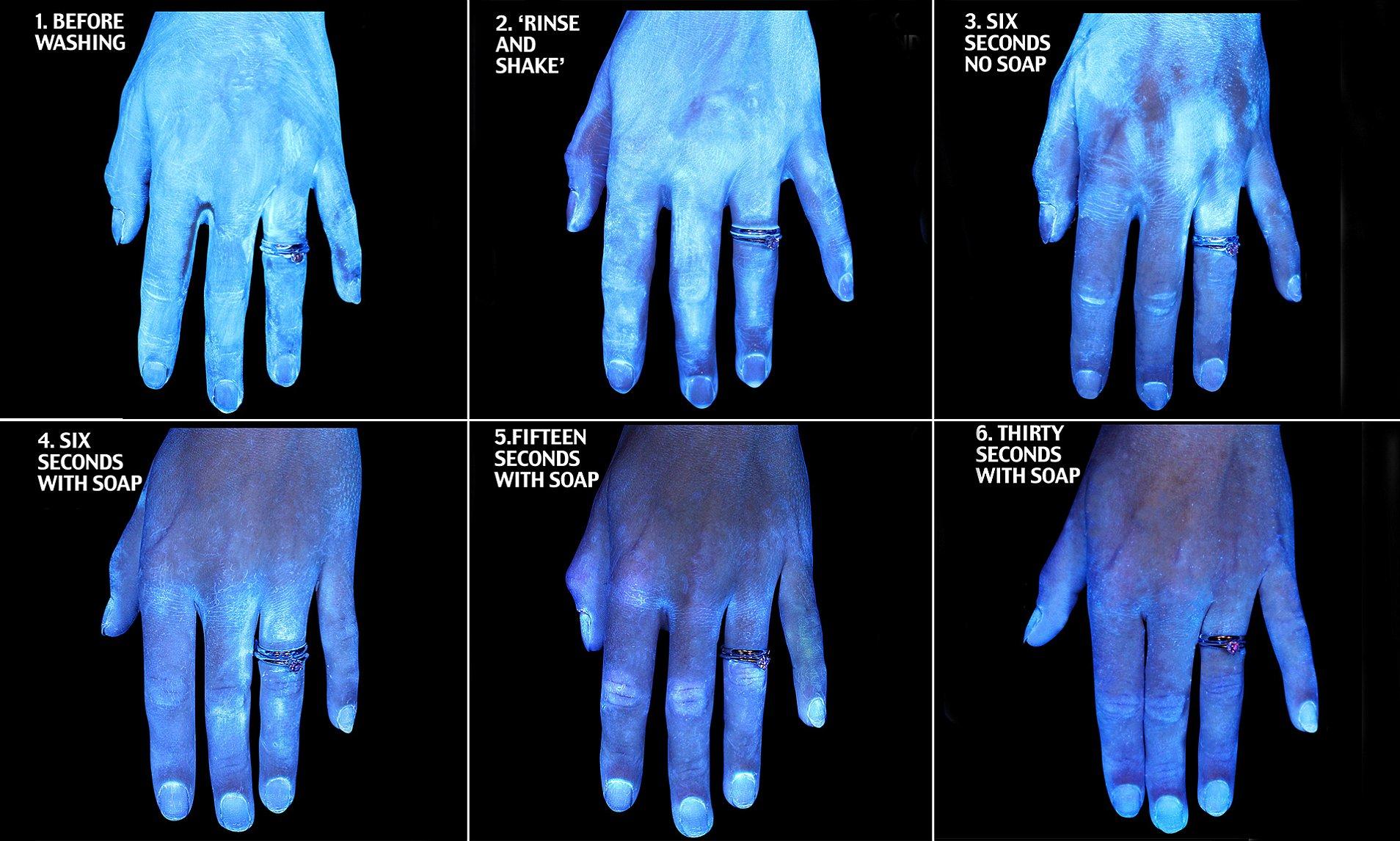 Image result for hands before and after washing hands