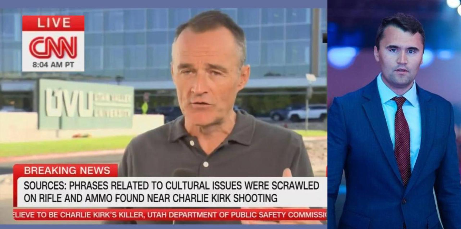 CNN refers to slogans on Charlie Kirk killer's gun as 'cultural issues'