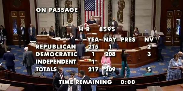 BREAKING: House passes State Department funding bill with SAVE Act attached