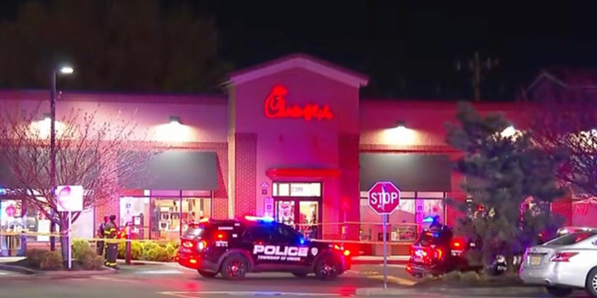 One dead, 6 injured after masked men storm NJ Chick-fil-A restaurant