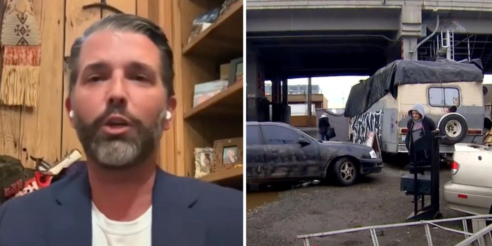 Donald Trump Jr. pushes for federal crackdown of 'crap holes' Seattle and Portland