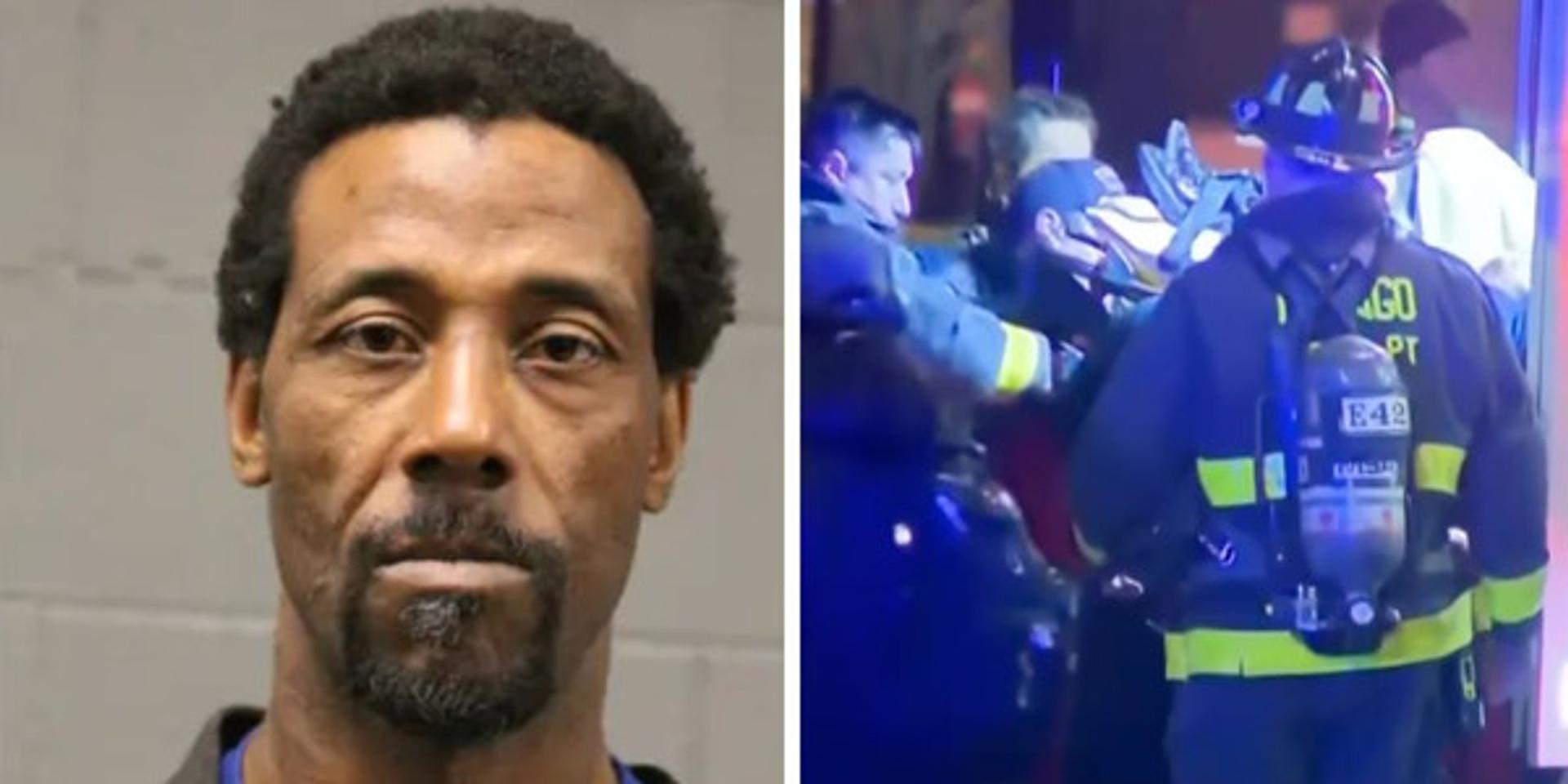 Chicago man arrested for setting woman ablaze on train now facing terrorism charge