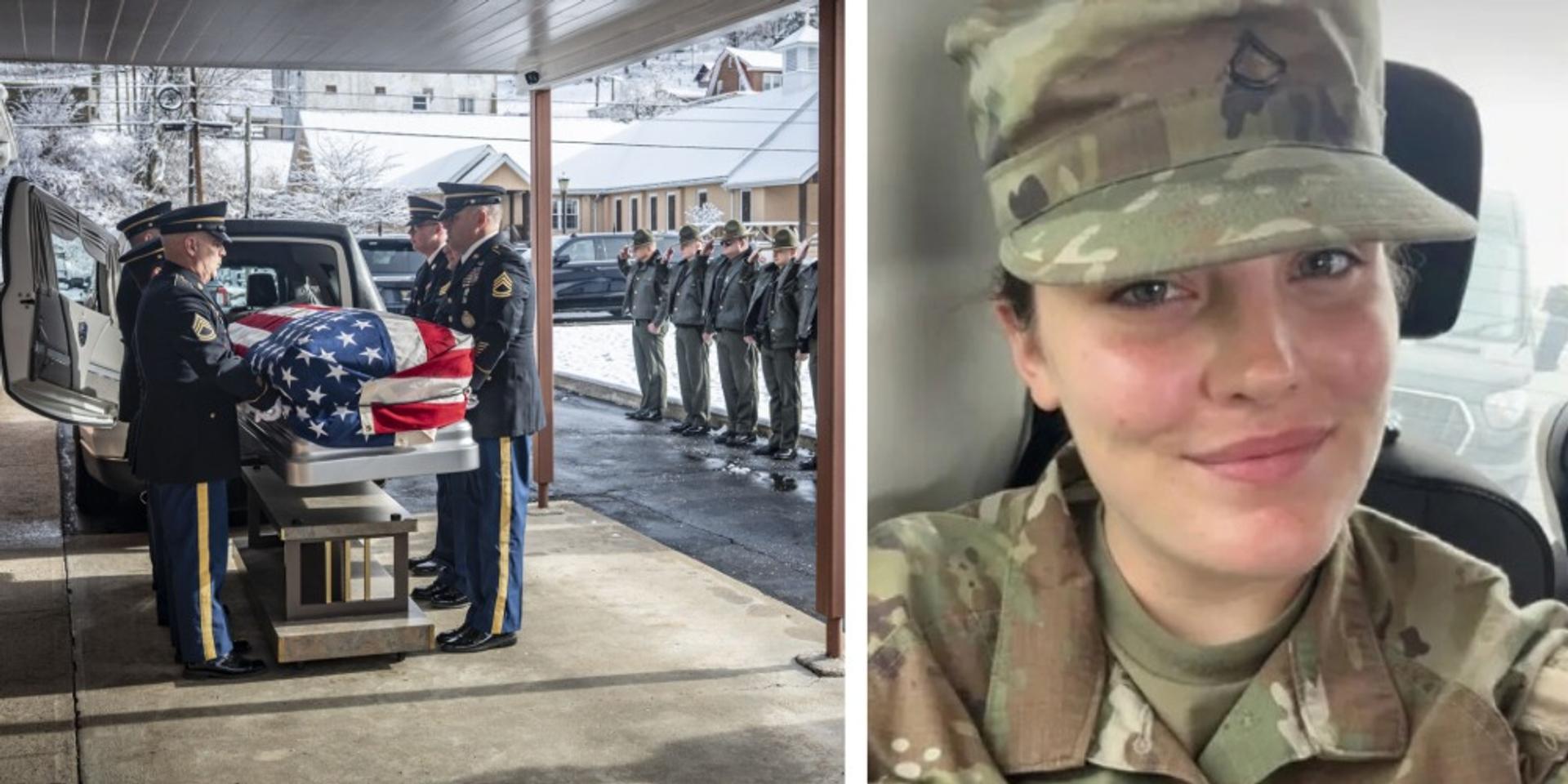 WV National Guardsman Sarah Beckstrom laid to rest after fatal DC shooting, given full military honors