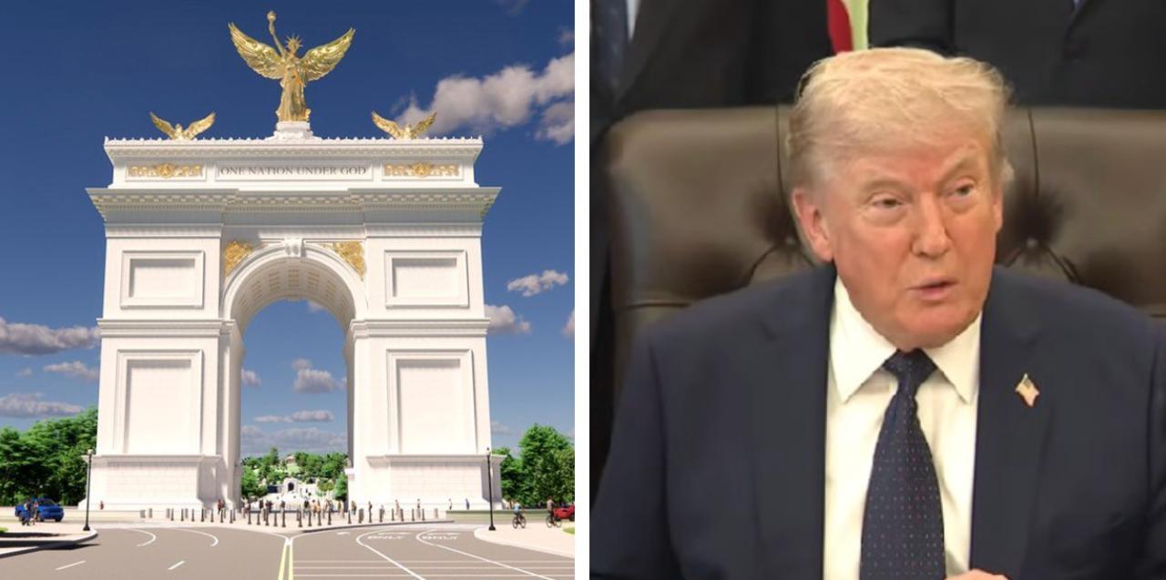 Trump's gleaming Arch set to break ground