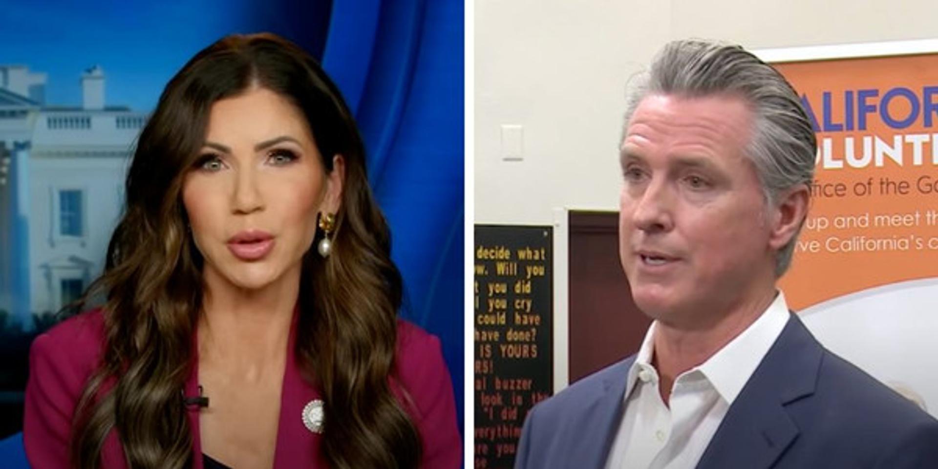 US Attorney refers Gavin Newsom X account to Secret Service after ominous Kristi Noem post