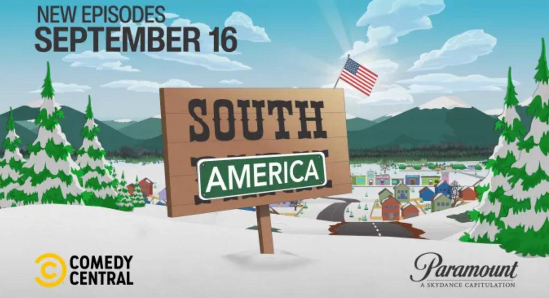 'South Park' changes name to 'South America' for 29th season