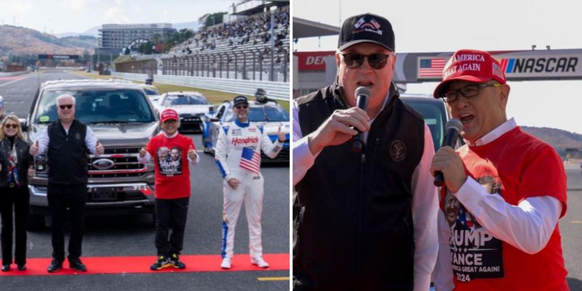 Toyota chairman sports MAGA attire as company announces $912 million investment in US manufacturing