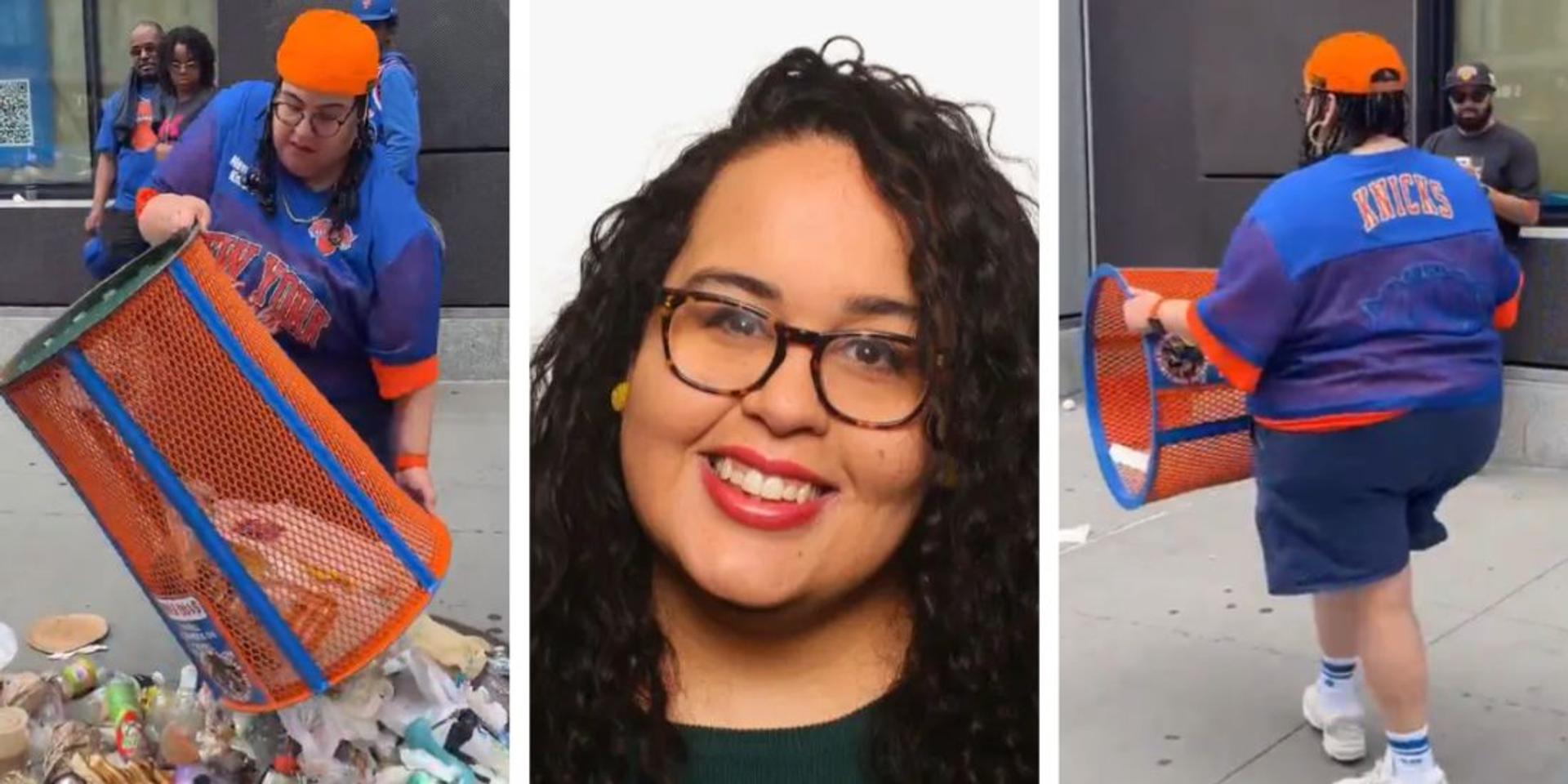 Woman who went viral stealing Knicks trash can FIRED from JPMorgan Chase — she was a DEI exec