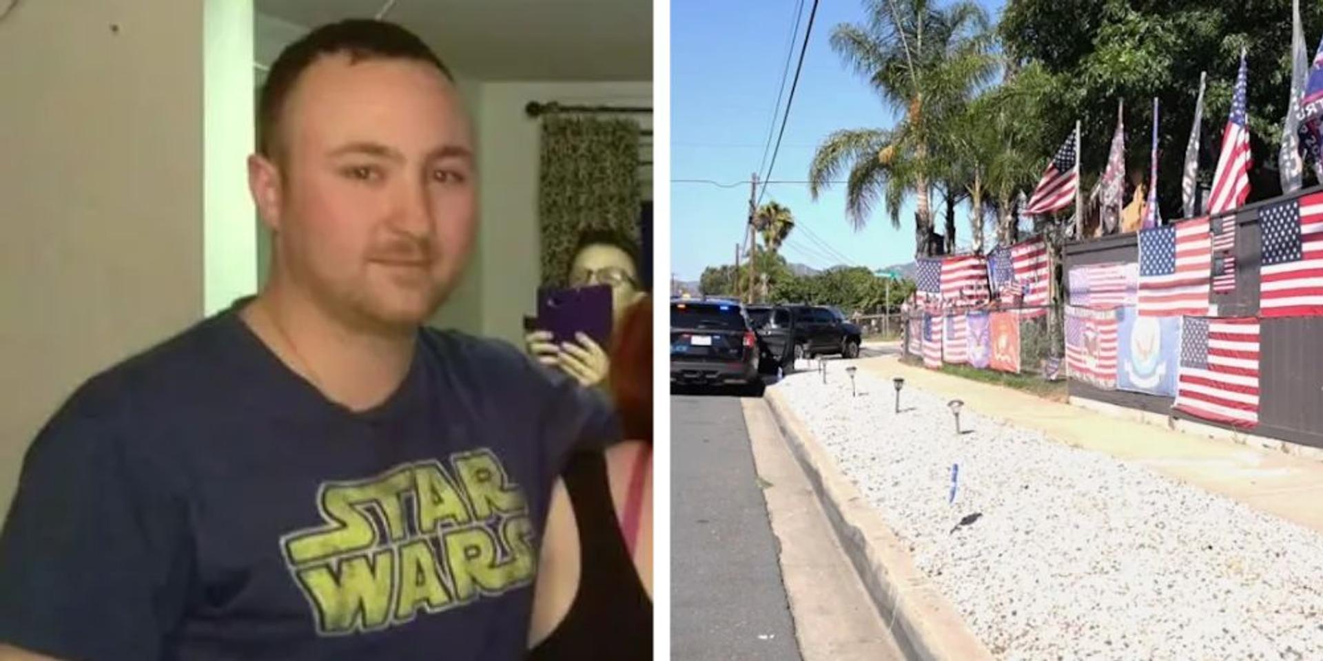 Navy veteran with 'severe PTSD' charged with attempted murder of 'Trump-house' owner in San Diego