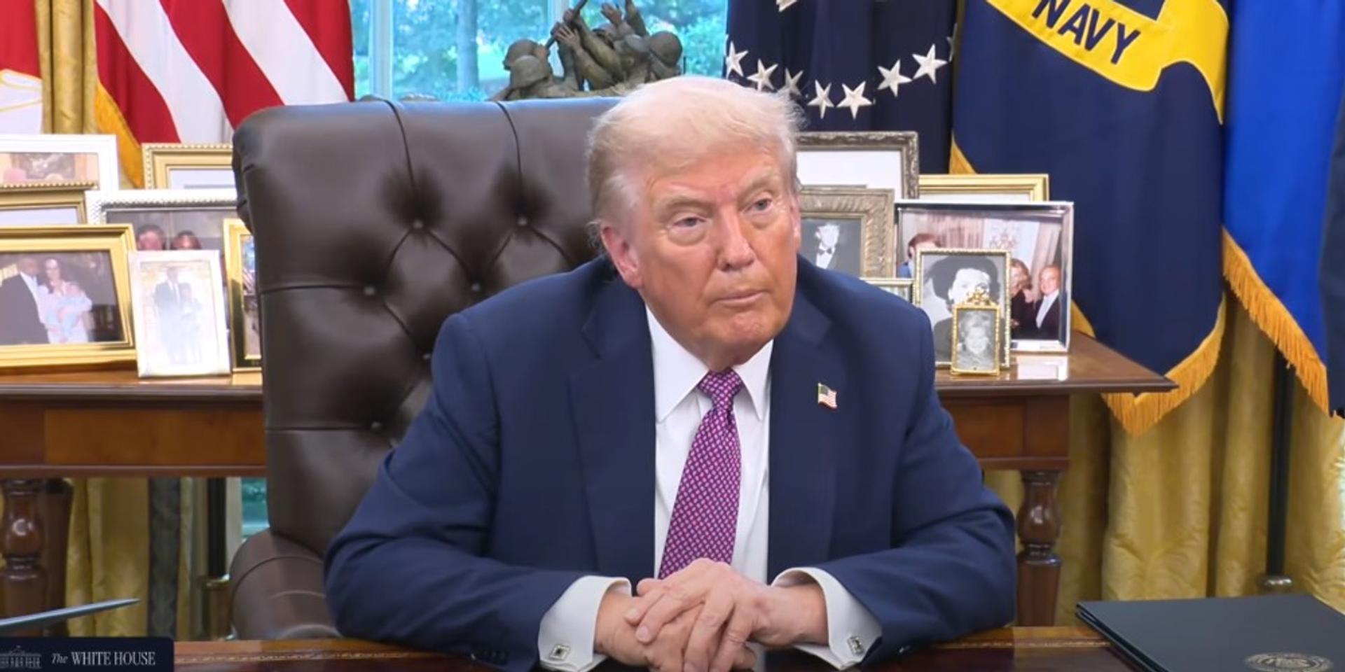 BREAKING: Trump says Venezuelan jets will be 'shot down' if they put US warships 'in a dangerous position'