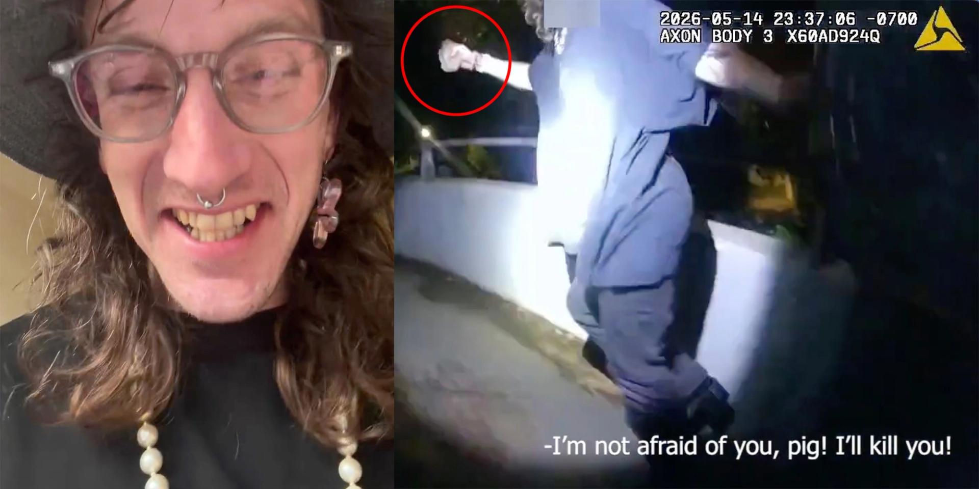 ANDY NGO REPORTS: Violent Portland suspect freed without bail allegedly smashes officer's face with softball-sized rock one day later