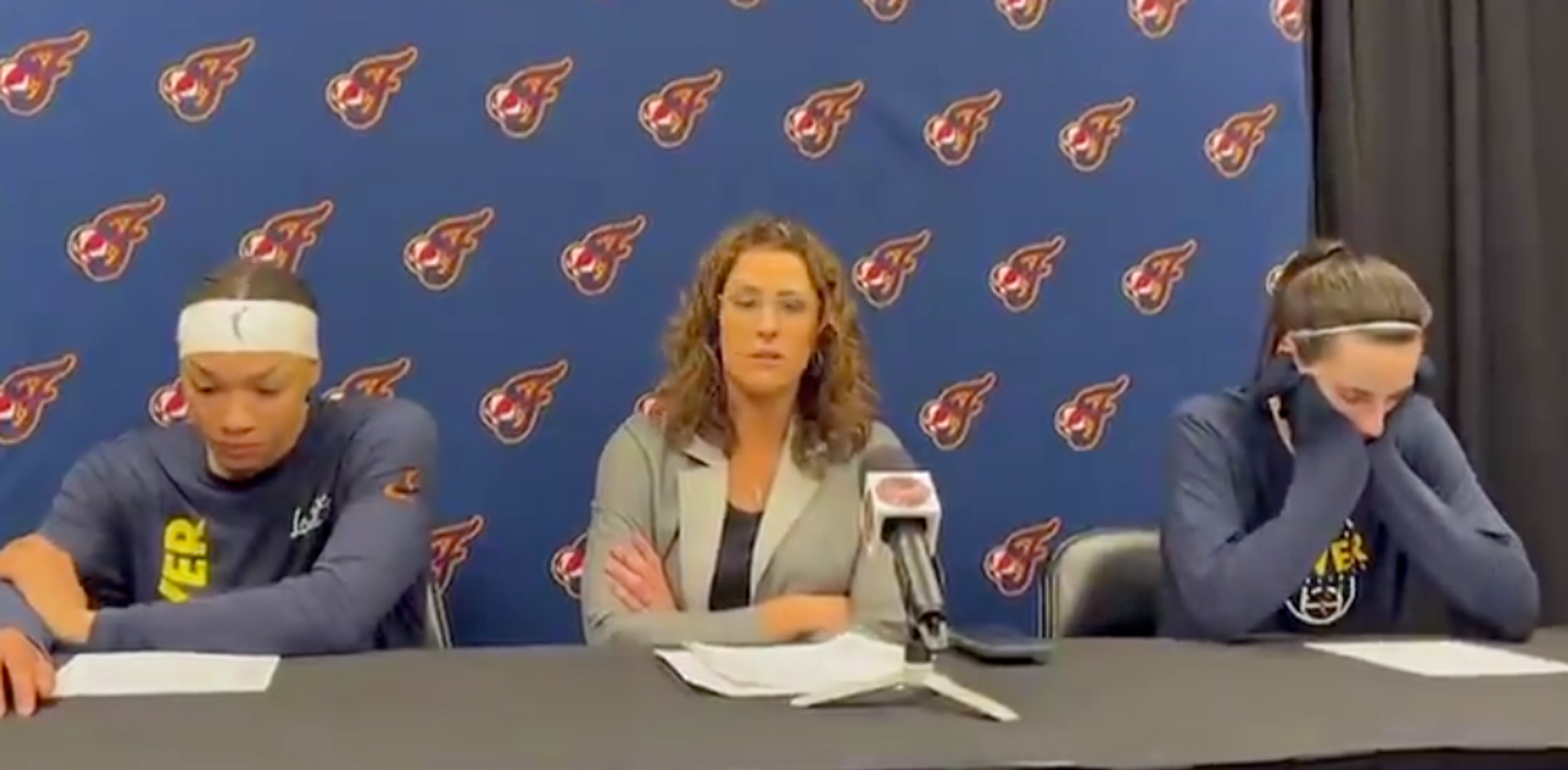 Sophie Cunningham's own coach defends opposing player DiJonai Carrington after violent flagrant foul against her