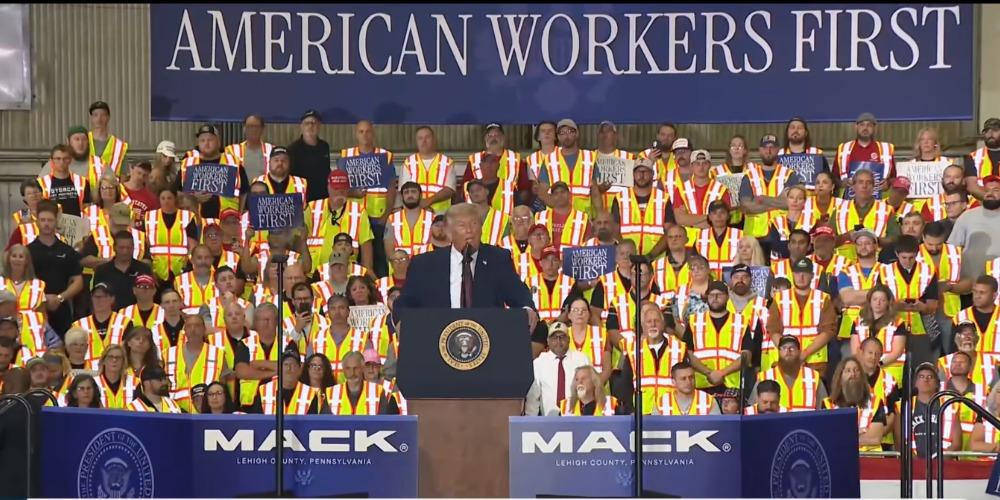 Trump reveals 32,000 new jobs created in PA alone under second term