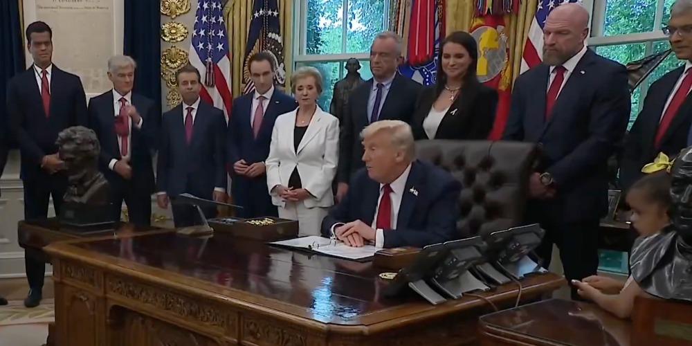 BREAKING: Trump signs executive order to 'supercharge' pediatric cancer research with AI