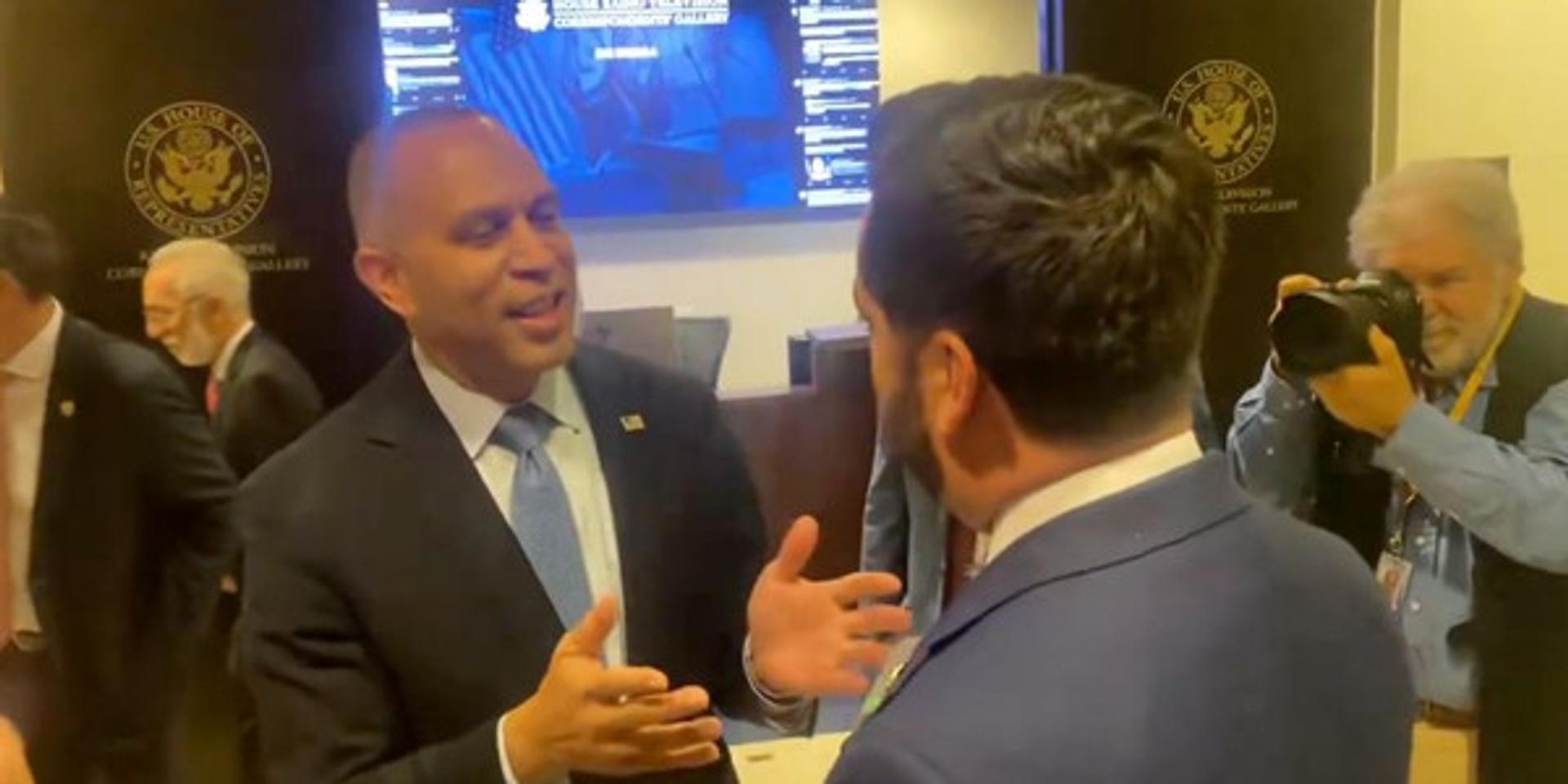 Hakeem Jeffries levels insults at Mike Lawler rather than answer for Democrats' government shutdown