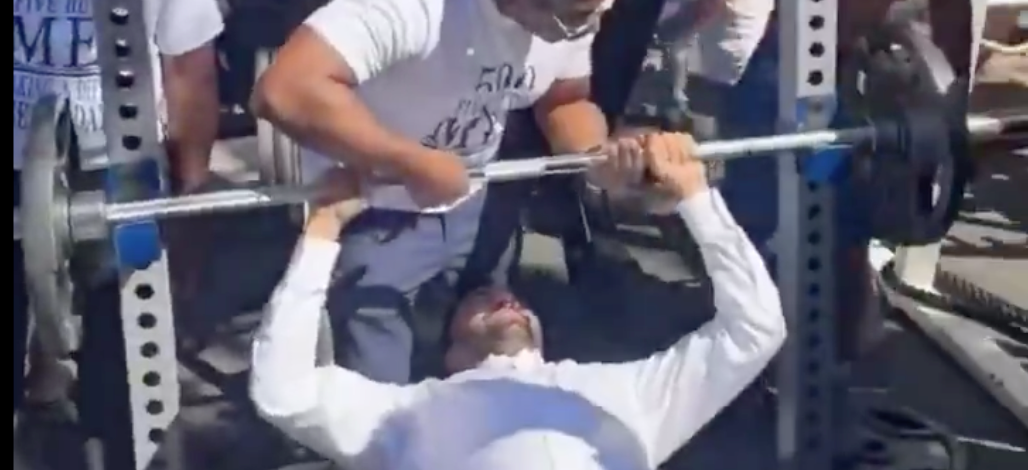 Zohran Mamdani mocked for struggling to bench press during Brooklyn Men's Day event