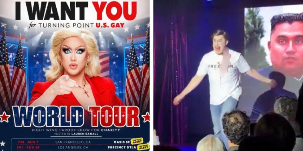 San Francisco drag queen stuns audience with Charlie Kirk assassination reenactment at LGBTQ nightclub