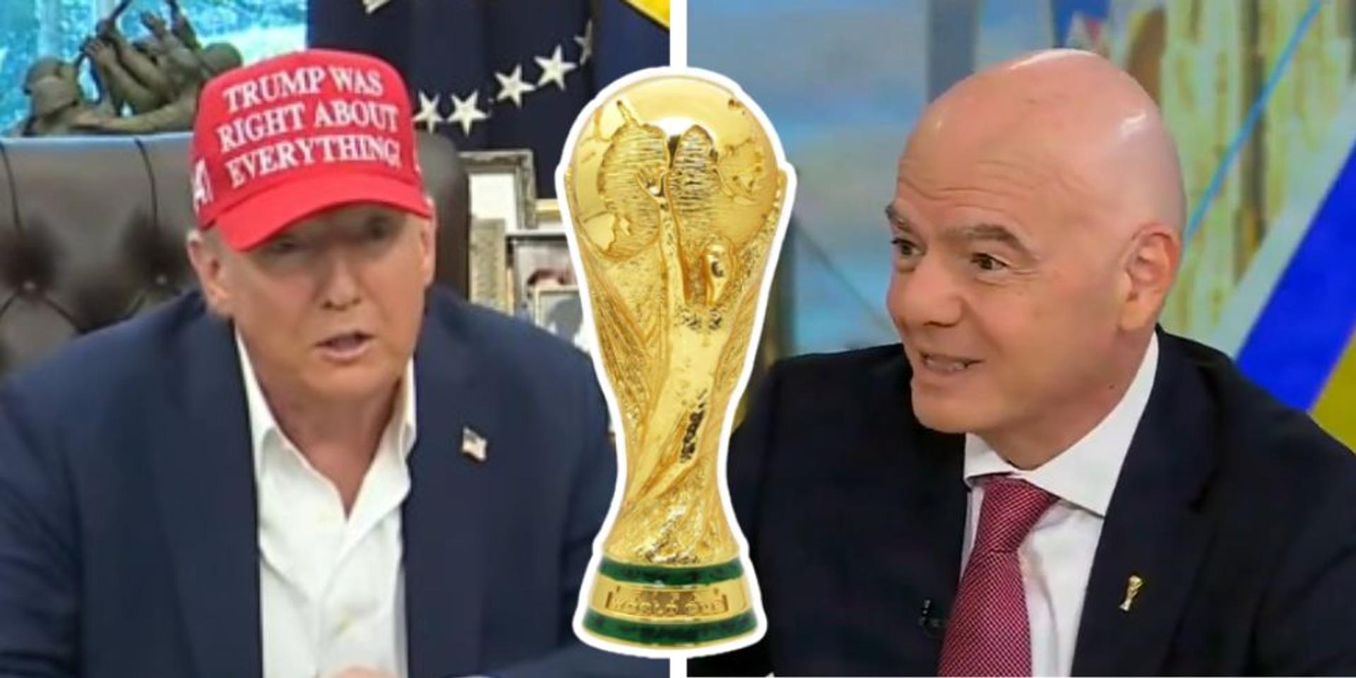 FIFA confirms Trump will present trophy to winning World Cup team in July