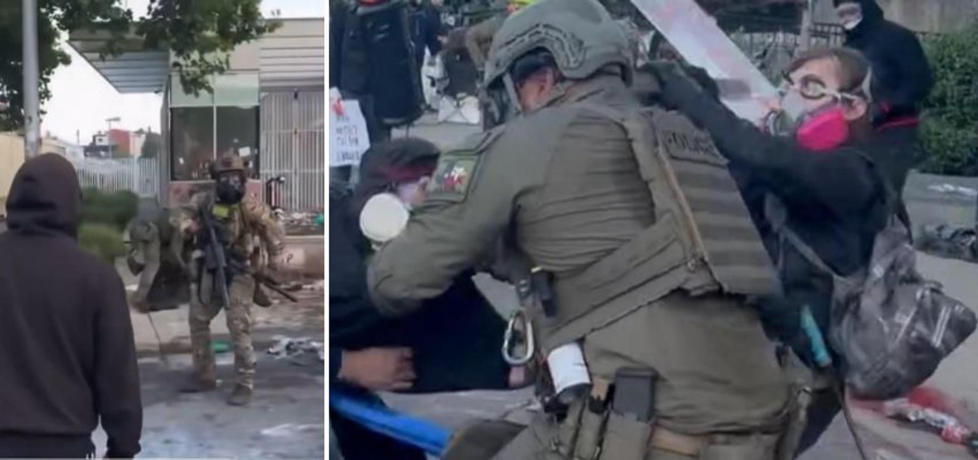 BREAKING: Portland Antifa militant Ginovanni Brumbelow CONVICTED for striking BORTAC officer in head with wooden stake during anti-ICE attack