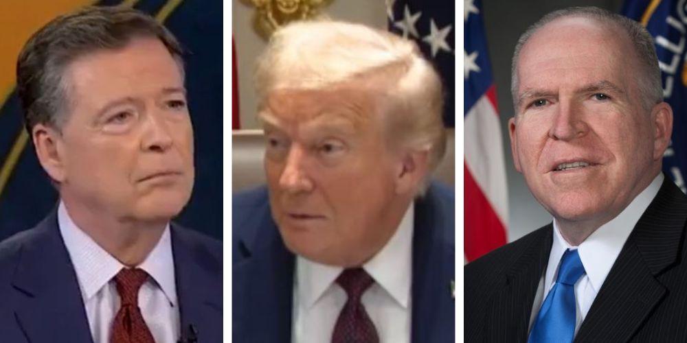 JUST IN: Trump has no problem if James Comey, John Brennan arrested for Russiagate