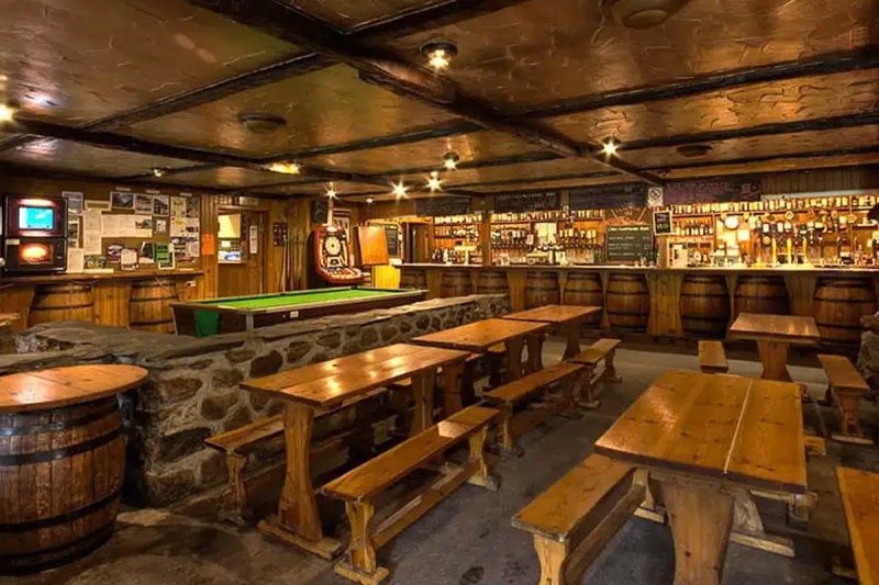 Clachaig Inn, Glencoe legendary Highland pub, dogs welcome in Boots Bar