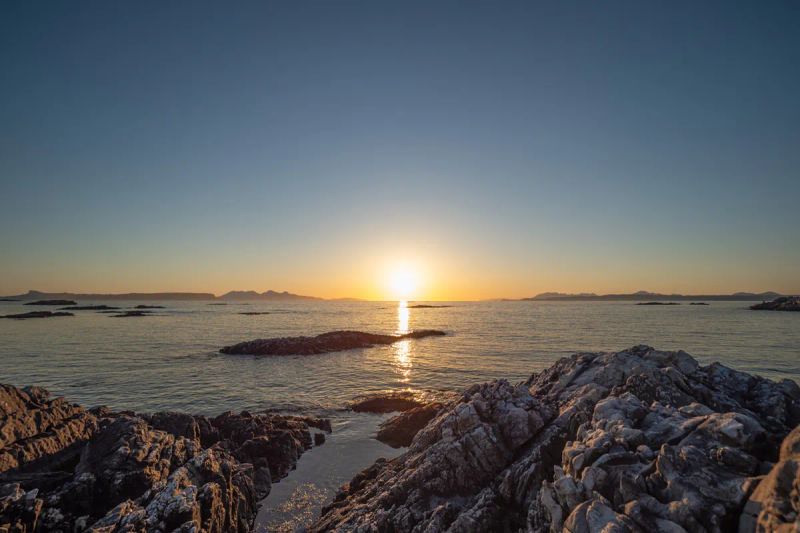 Summer sunset over the Scottish Highlands
