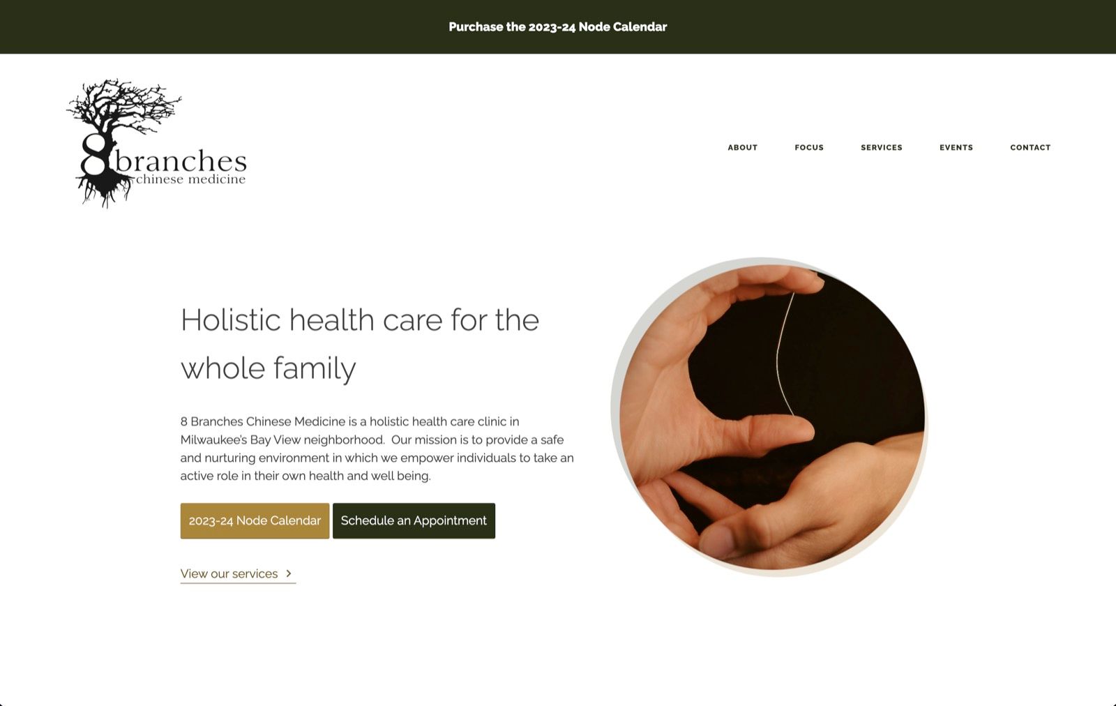 8 Branches homepage