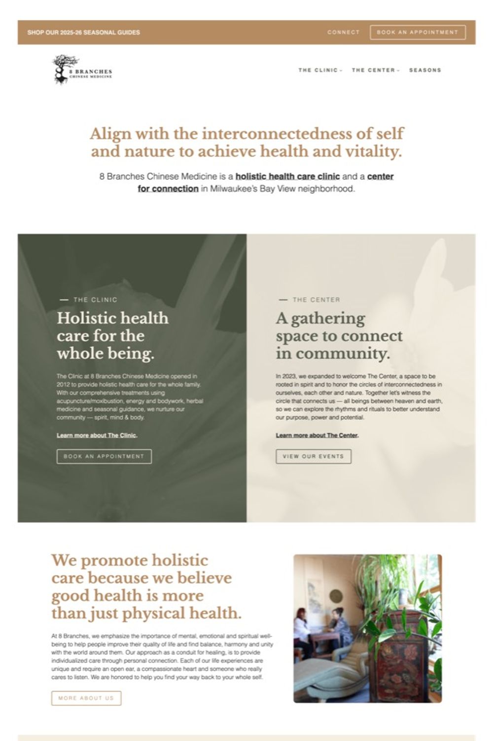 8 Branches homepage