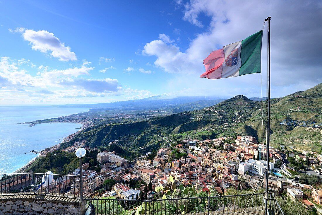 Italian village in a rural mountain area