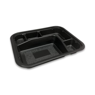 Bento Box 5 Compartments PS (242x192x50mm)