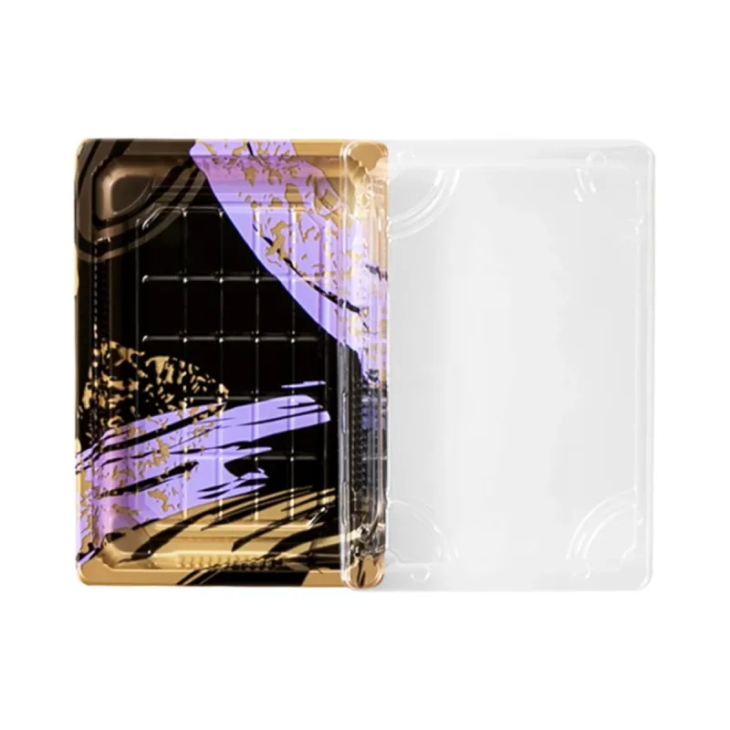 Sushi Tray T G01-1105-Blue Gold