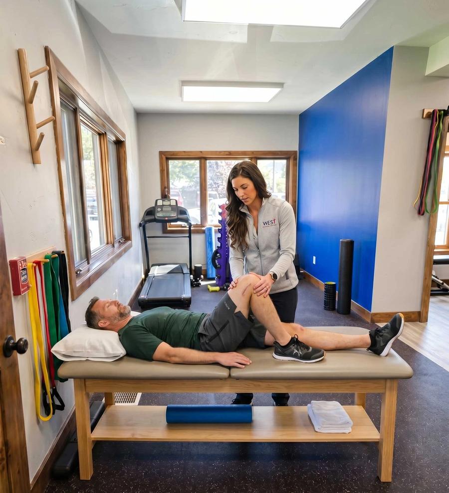 Athlete returning to sport after injury rehabilitation at WEST Physical Therapy