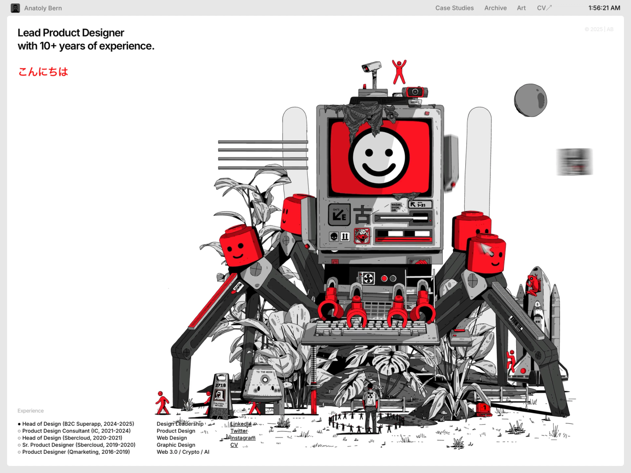 Anatoly Bern portfolio cover