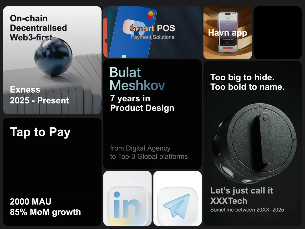 Bulat Meshkov portfolio cover