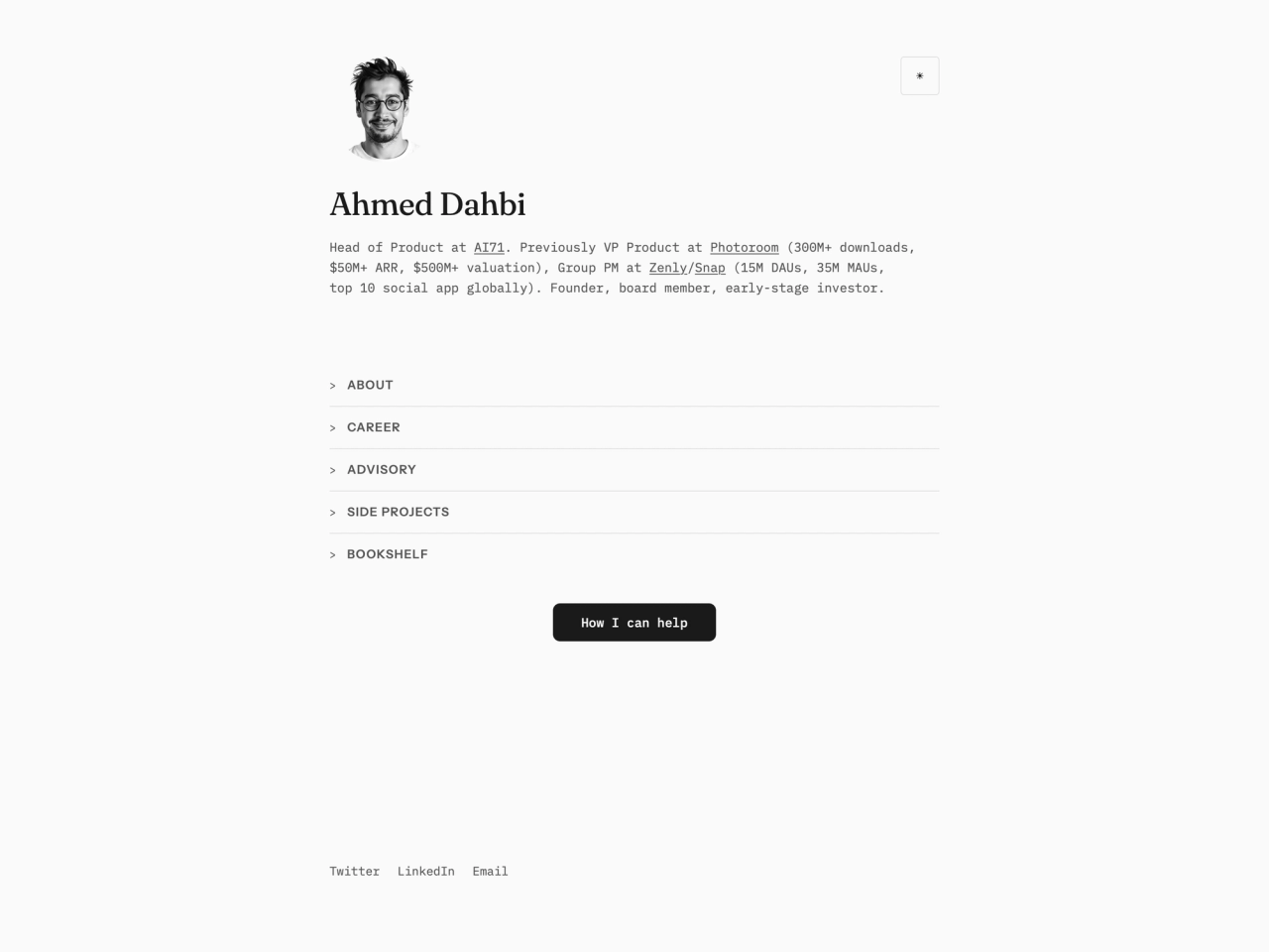 Ahmed Dahbi portfolio cover