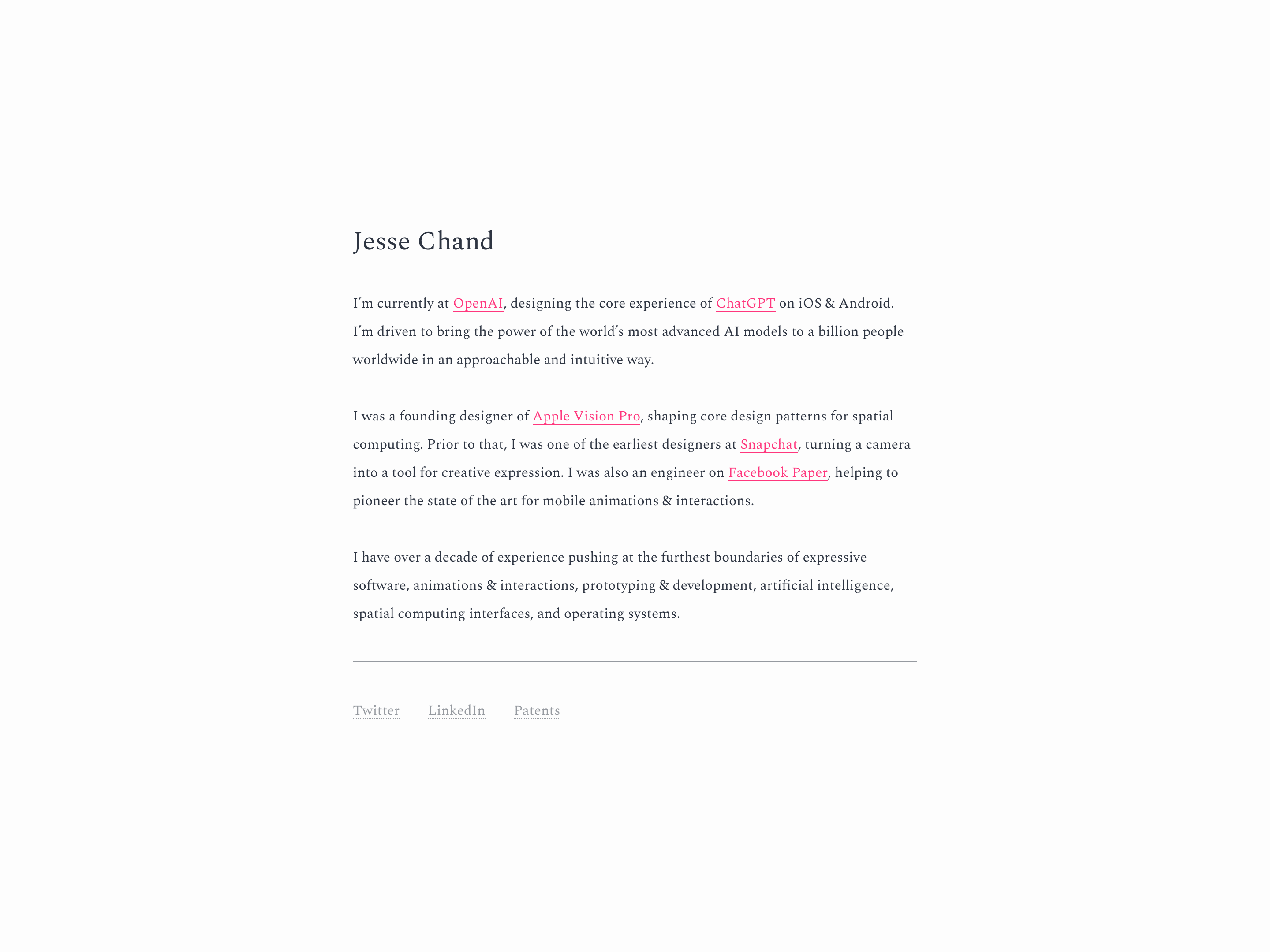 Jesse Chand