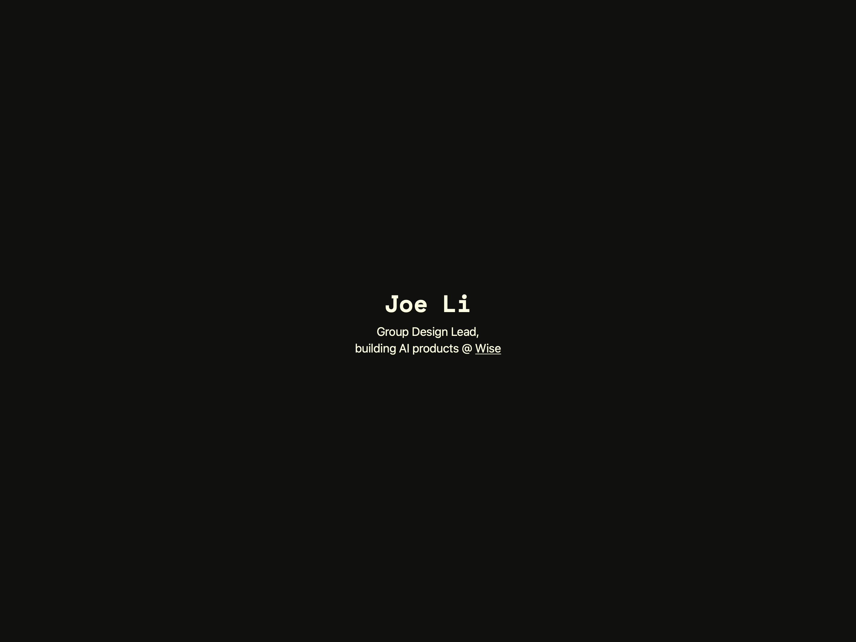 Joe Li