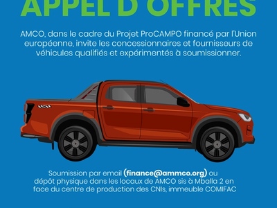 Cover for APPEL D’OFFRE