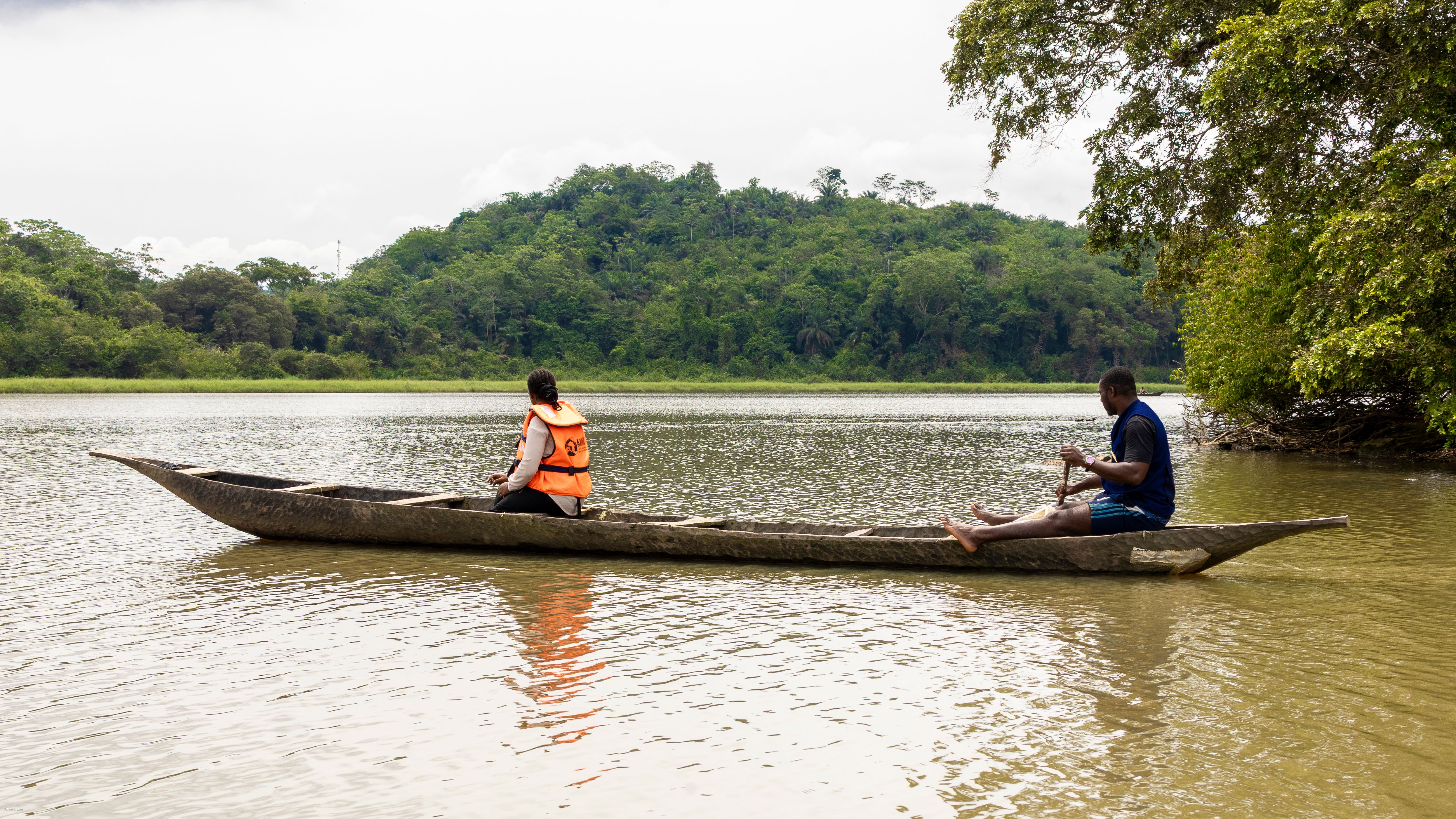 Canoe ride with a local fisherman