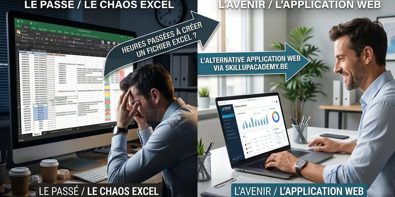 Des heures à concevoir un fichier Excel sur mesure... Et si une Web App était la vraie solution ?