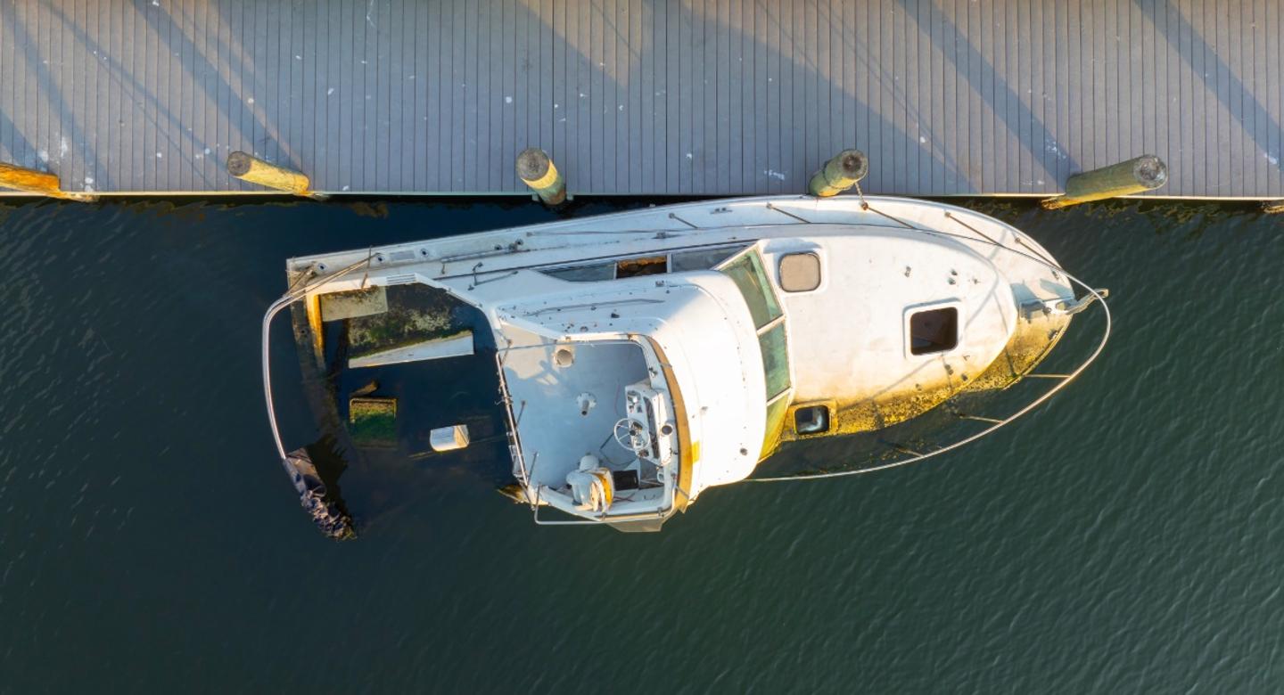 Insured Boat on deck