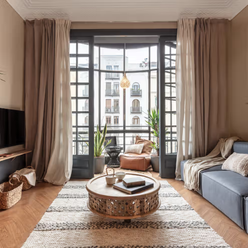 Living room in ukio apartments in Barcelona