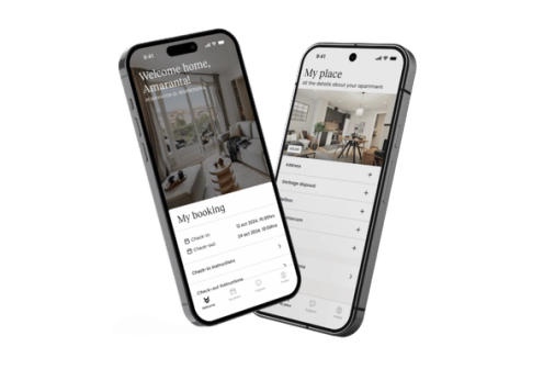 smartphones with Ukio app on
