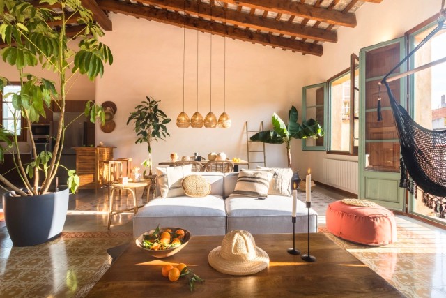 An image of three apartments with different styles