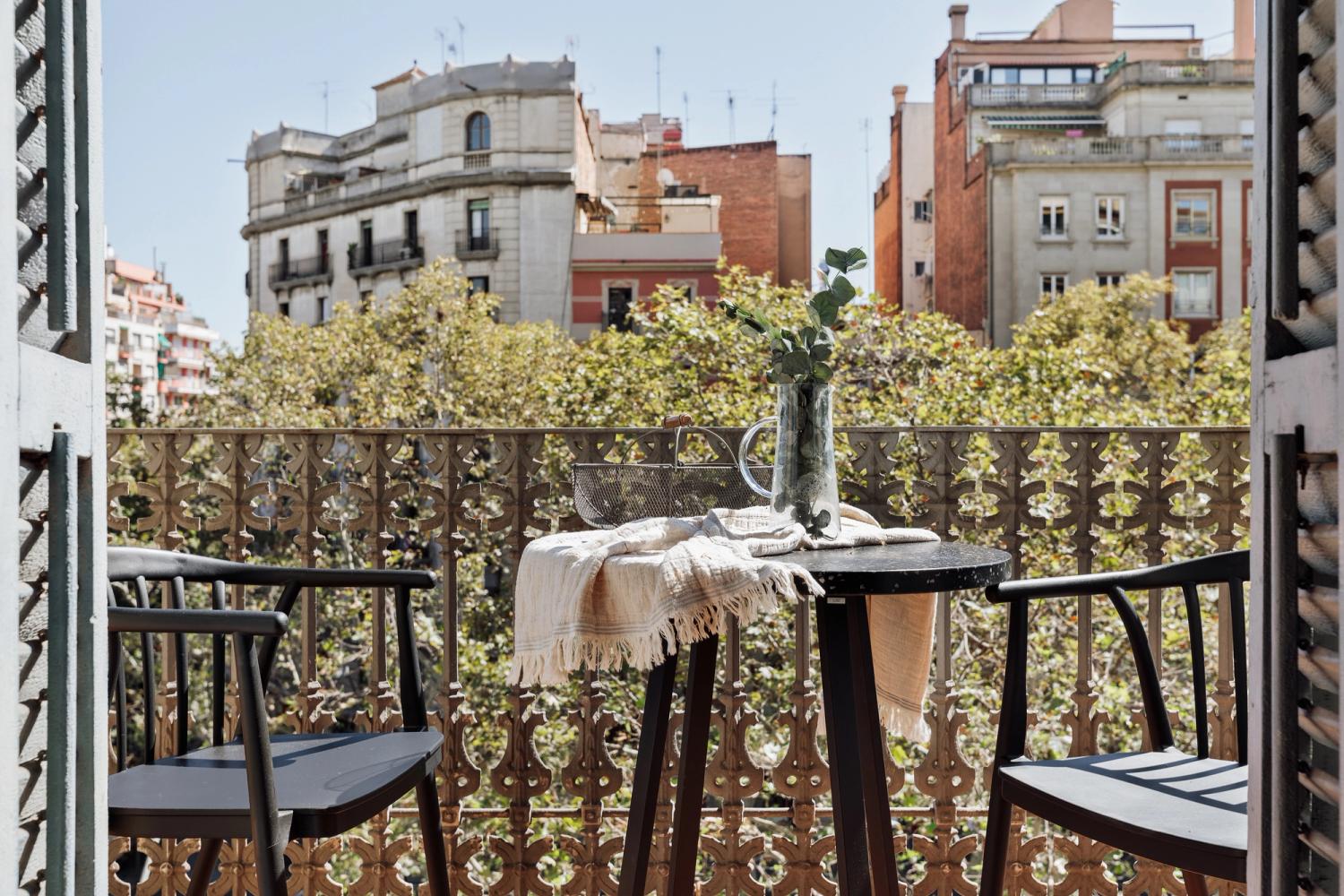 Terraza de apartamento en el centro de Chueca