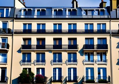 A typical Paris building