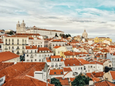 panoramic view of lisbon